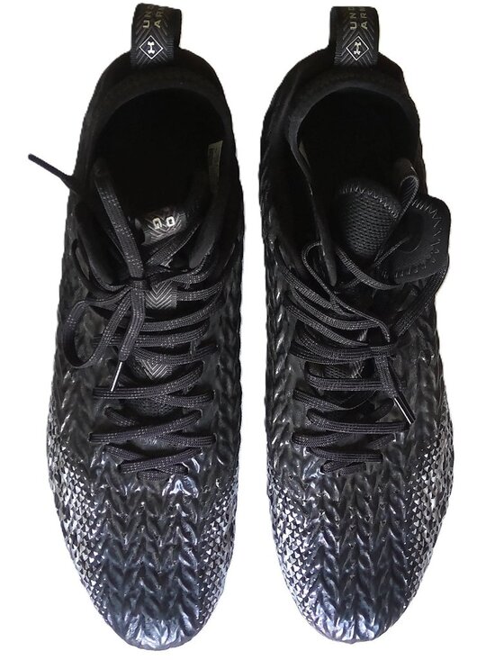 Under Armour Spotlight Clone 3.0 MC Football Cleats Men\'s Black & Silver Sz 14 main image 9